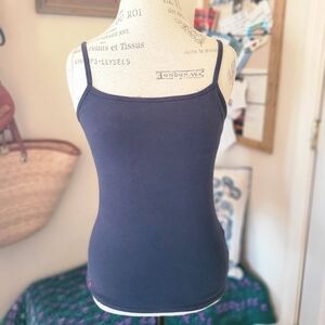 Ralph Lauren cotton stretch black camisole spaghetti strap size small